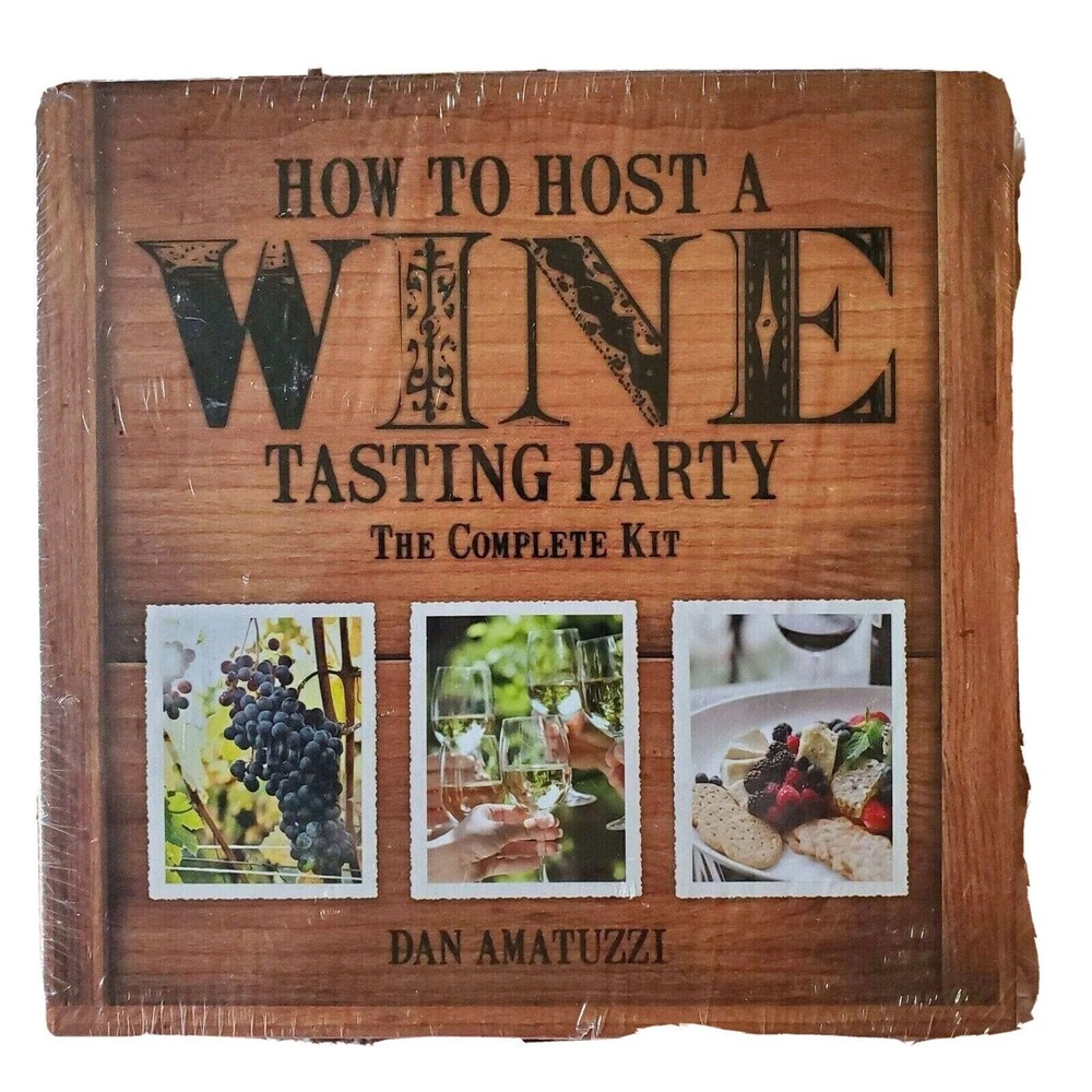 How to Host a Wine Tasting Party The Complete Kit Dan Amatuzzi NEW